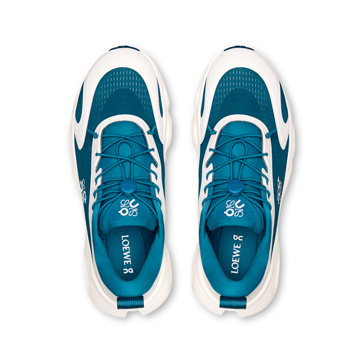 On Cloudsolo LOEWE Women product view 2 — Teal | Eggshell
