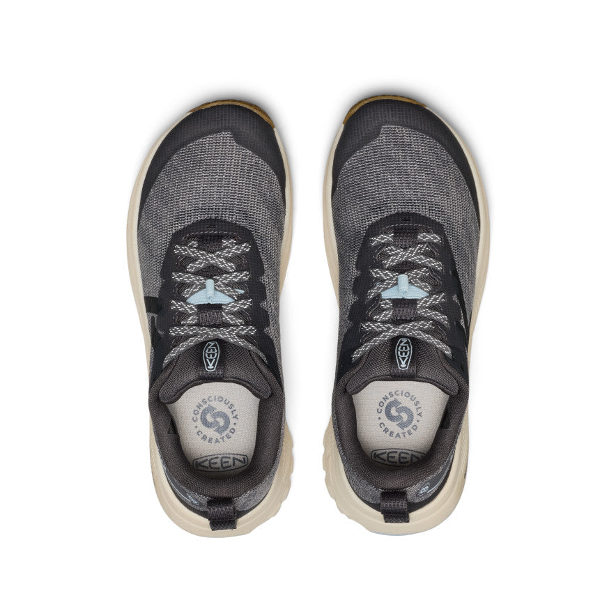 KEEN Roam Trail Running Shoe Women product view 4 — Magnet/Ballad Blue