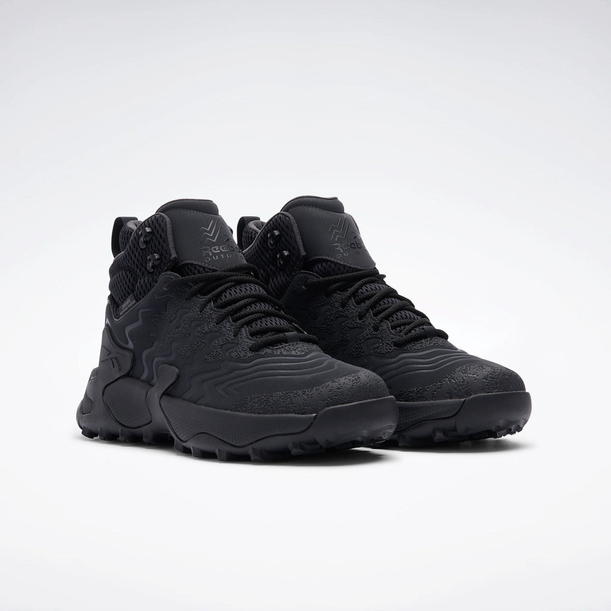 Reebok Kitari DMX Men's Shoes product view 2 — Black/Washed Black/Grey