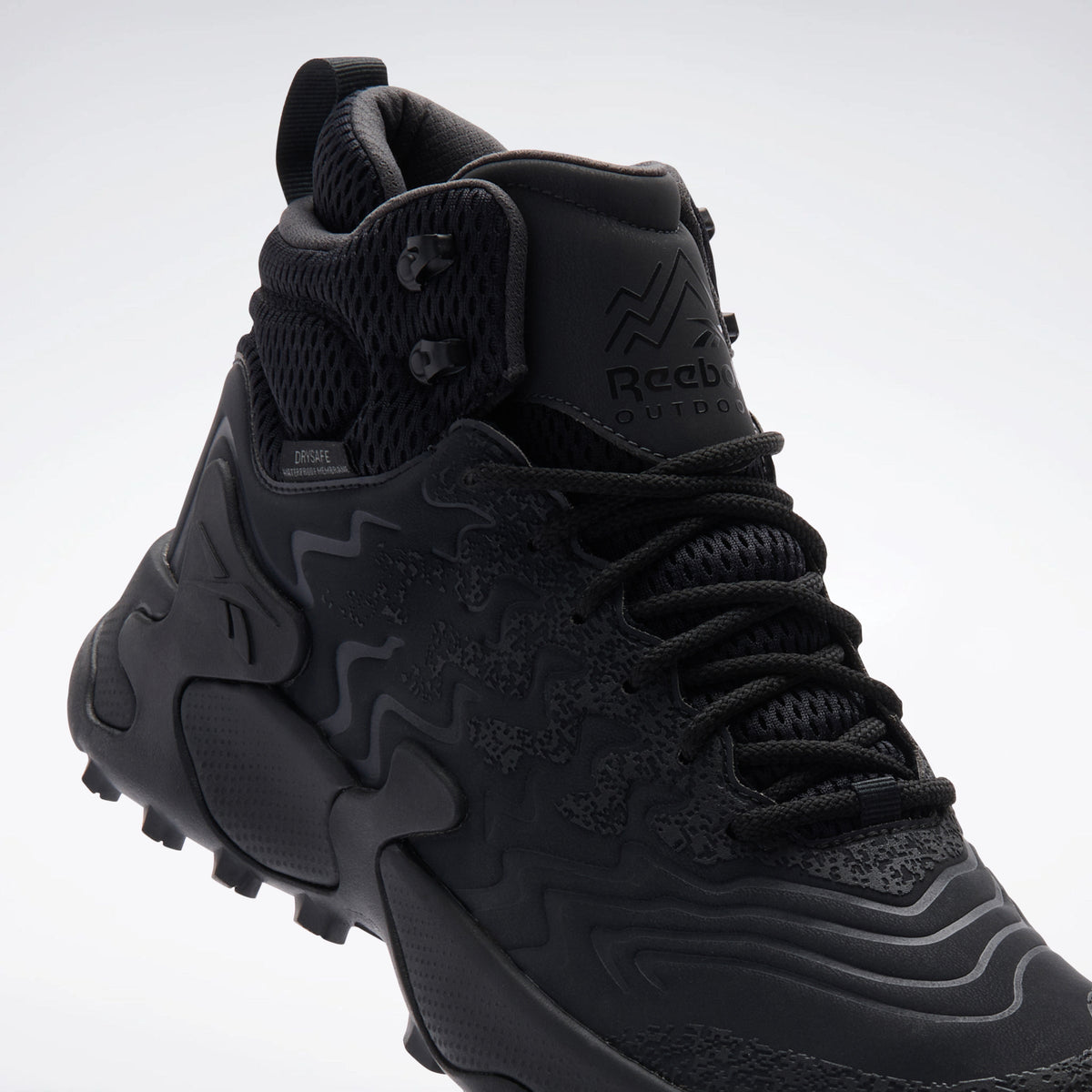 Reebok Kitari DMX Men's Shoes product view 6 — Black/Washed Black/Grey