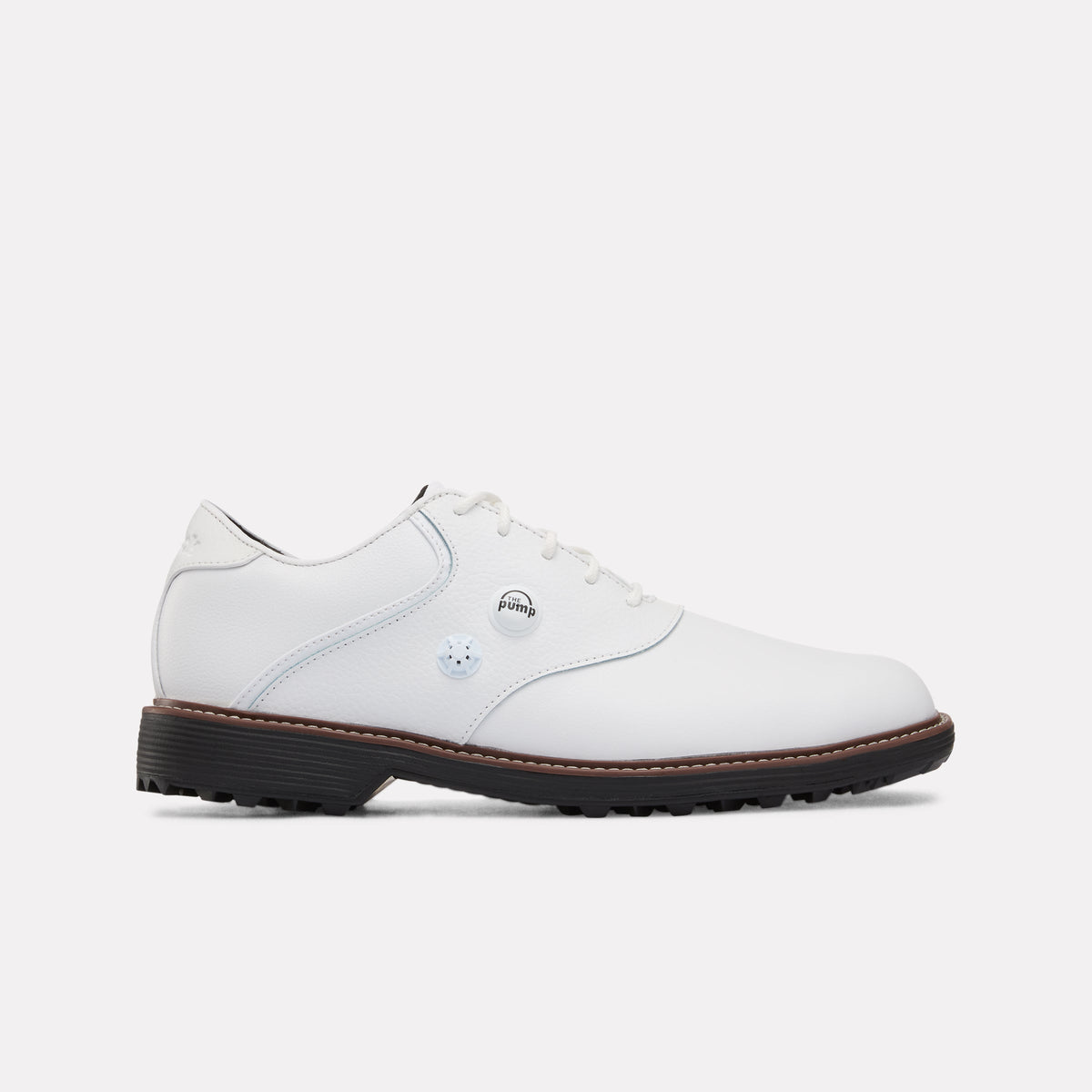 Reebok OG Pump Golf Shoes product view 1 — White/White/White