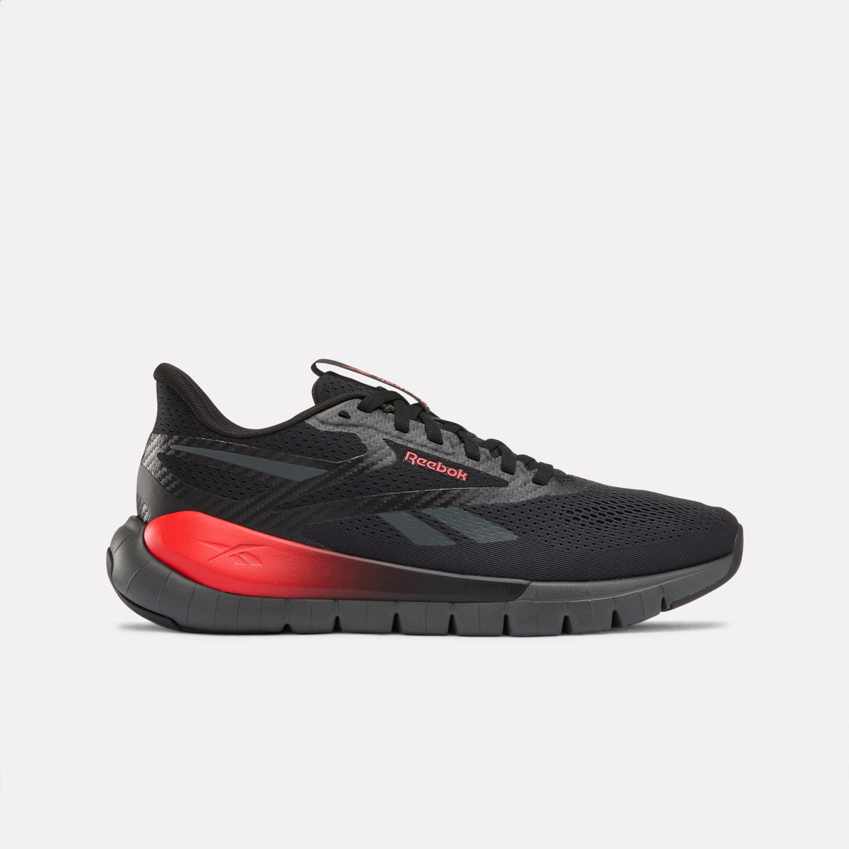Reebok Flex Training Shoes product view 1 — Black/Grey6/Sport Red