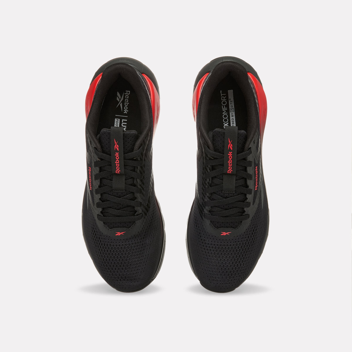 Reebok Flex Training Shoes product view 3 — Black/Grey6/Sport Red