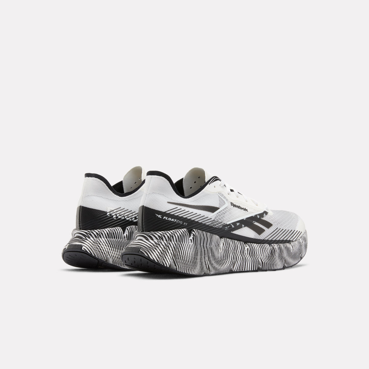 Reebok FloatZig X1 Running Shoes product view 4 — White/Black