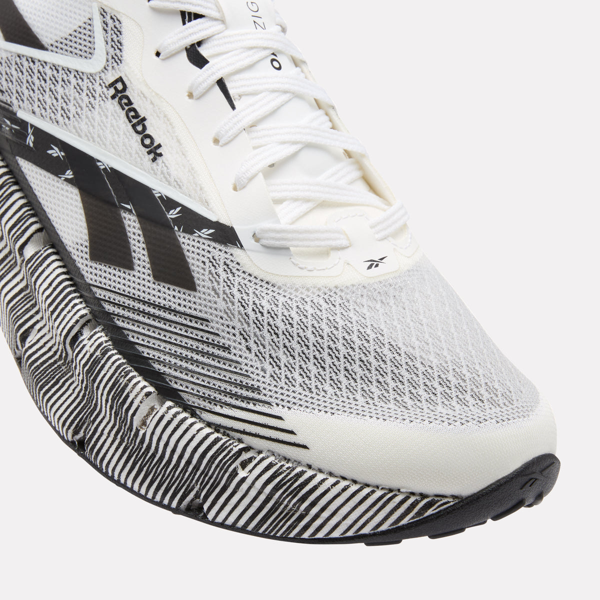 Reebok FloatZig X1 Running Shoes product view 6 — White/Black