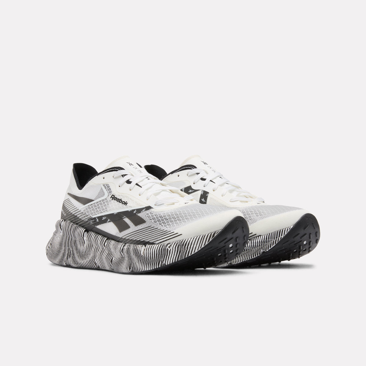 Reebok FloatZig X1 Running Shoes product view 2 — White/Black