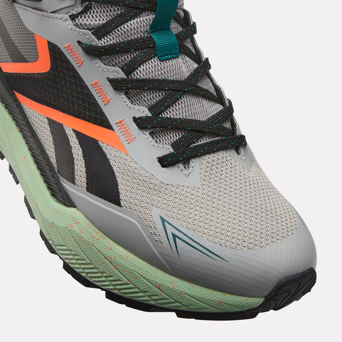 Reebok Base Trail Mid Men's Shoes product view 6 — Grey 2/Black/Orange Flare