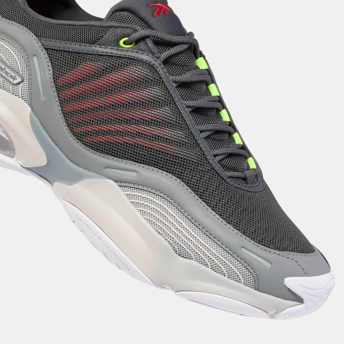 Reebok DMX Series 3000 Sneakers product view 6 — ALMOST BLACK/VECTOR RED/GREY 4