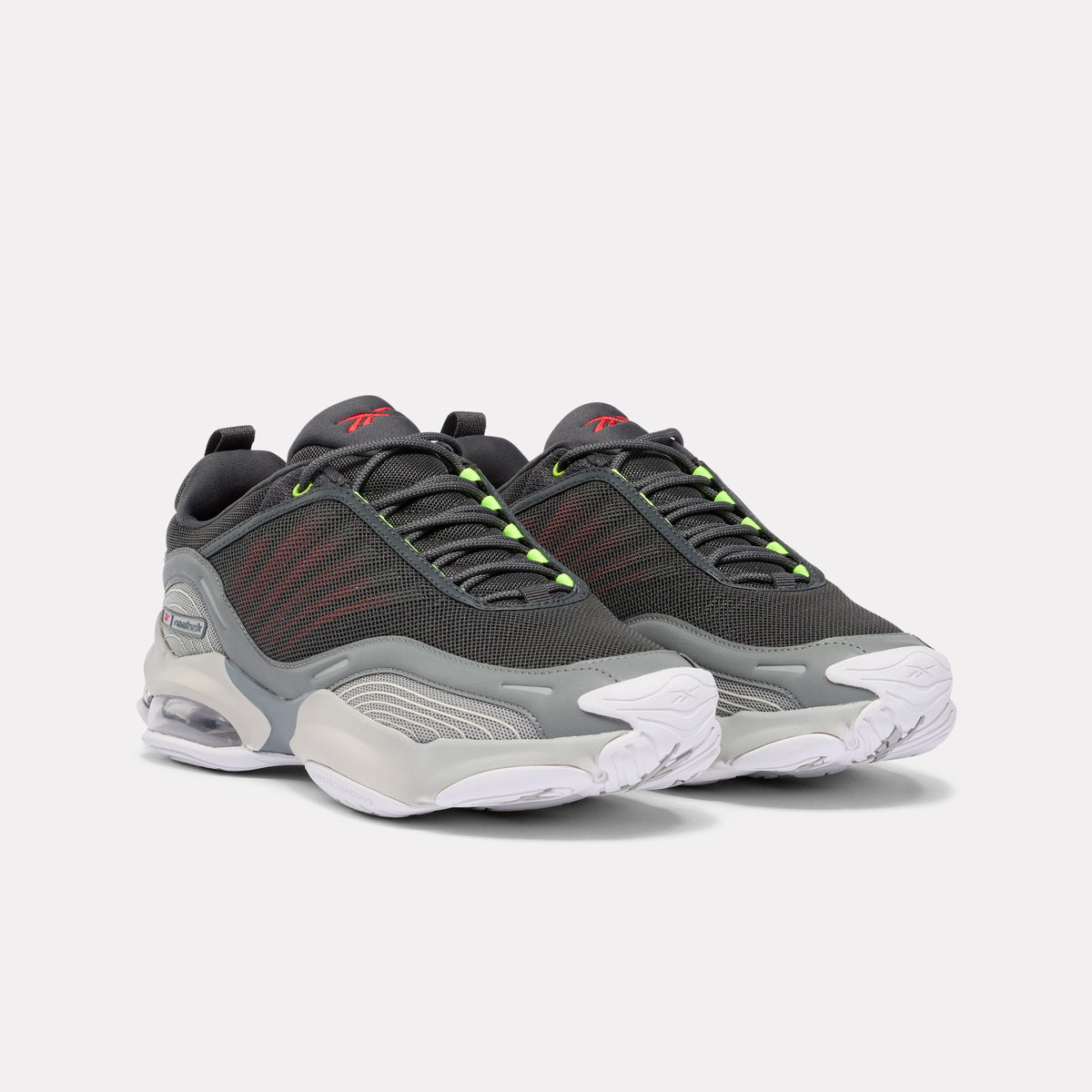 Reebok DMX Series 3000 Sneakers product view 2 — ALMOST BLACK/VECTOR RED/GREY 4