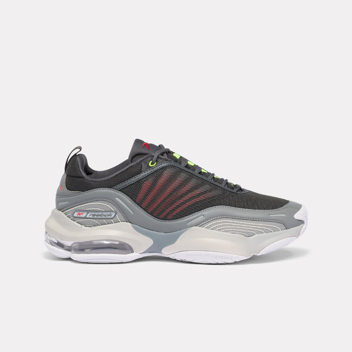 Reebok DMX Series 3000 Sneakers product view 1 — ALMOST BLACK/VECTOR RED/GREY 4