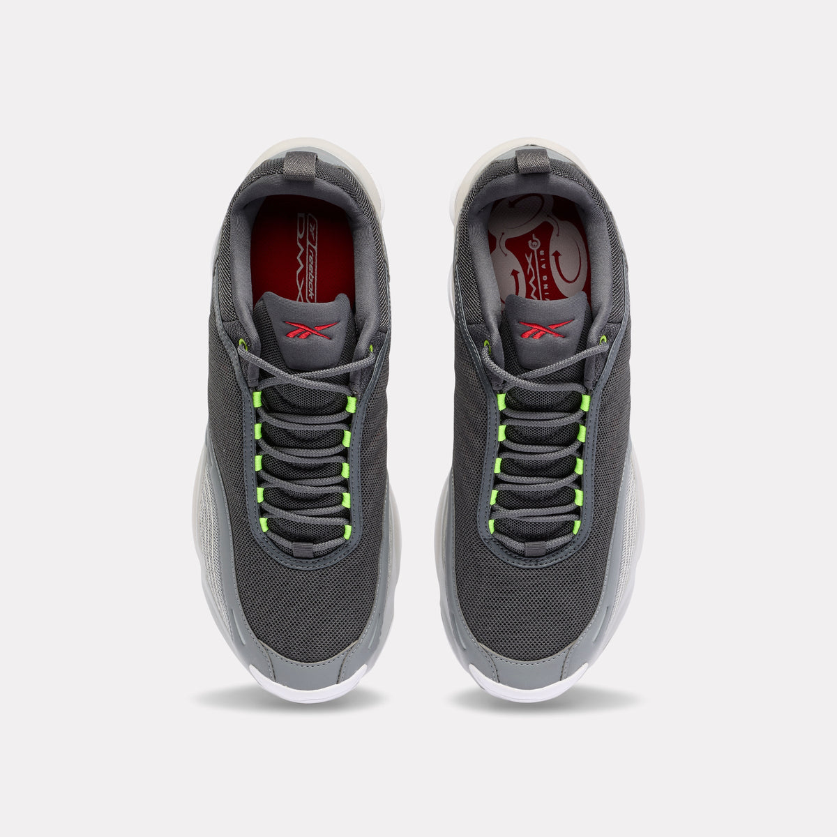 Reebok DMX Series 3000 Sneakers product view 3 — ALMOST BLACK/VECTOR RED/GREY 4