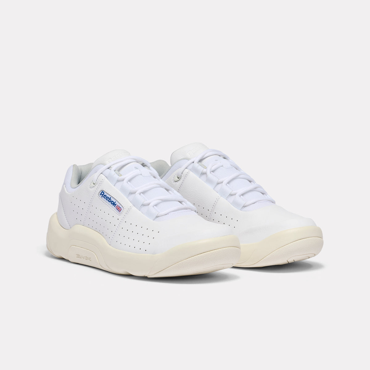 Reebok DMX Comfort + Classic Walking Shoes product view 2 — WHITE/CHALK/VECTOR BLUE