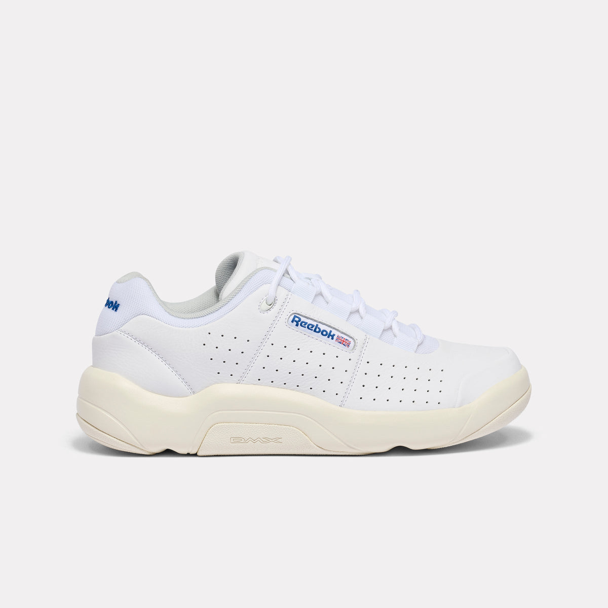 Reebok DMX Comfort + Classic Walking Shoes product view 1 — WHITE/CHALK/VECTOR BLUE