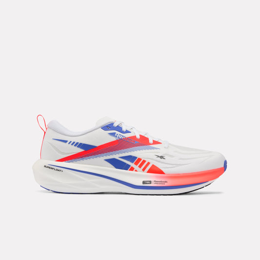 Reebok Float Premier Running Shoes product view 1 — WHITE/RED/BLUE