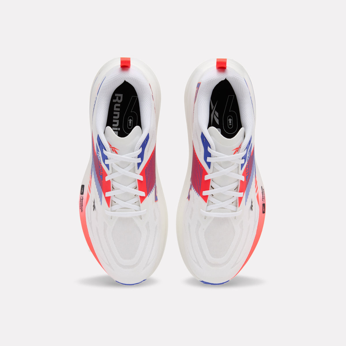 Reebok Float Premier Running Shoes product view 3 — WHITE/RED/BLUE
