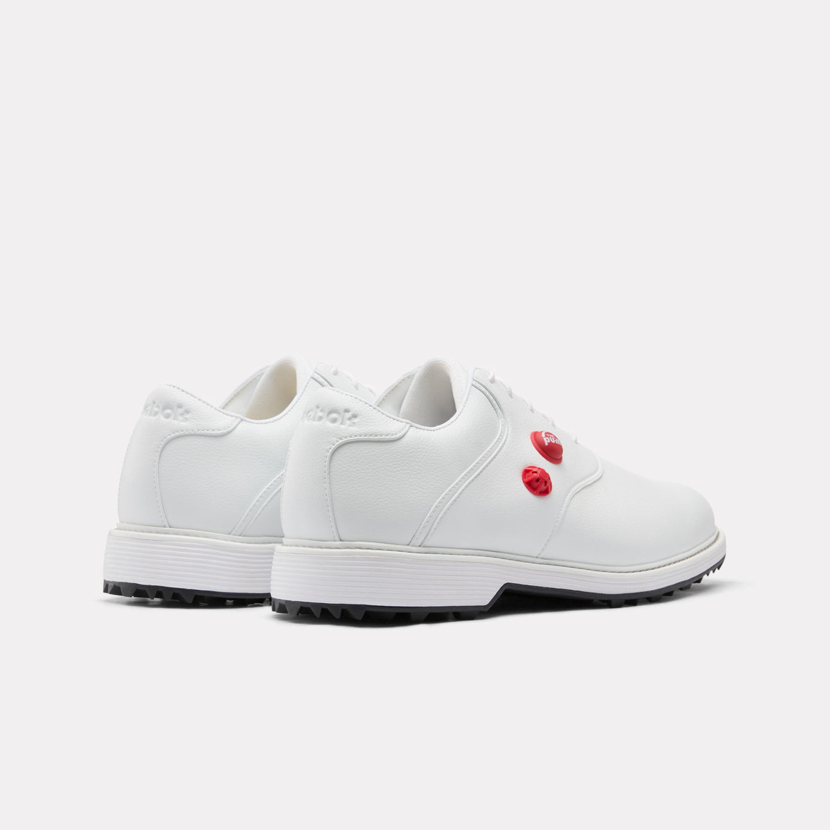 Reebok OG Pump Golf Shoes product view 4 — WHITE/VECTOR RED/BLACK