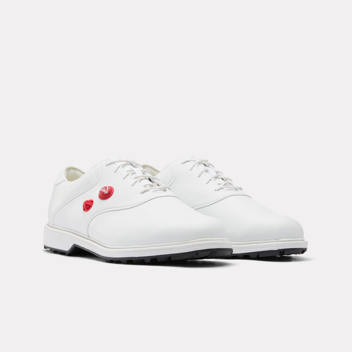 Reebok OG Pump Golf Shoes product view 2 — WHITE/VECTOR RED/BLACK