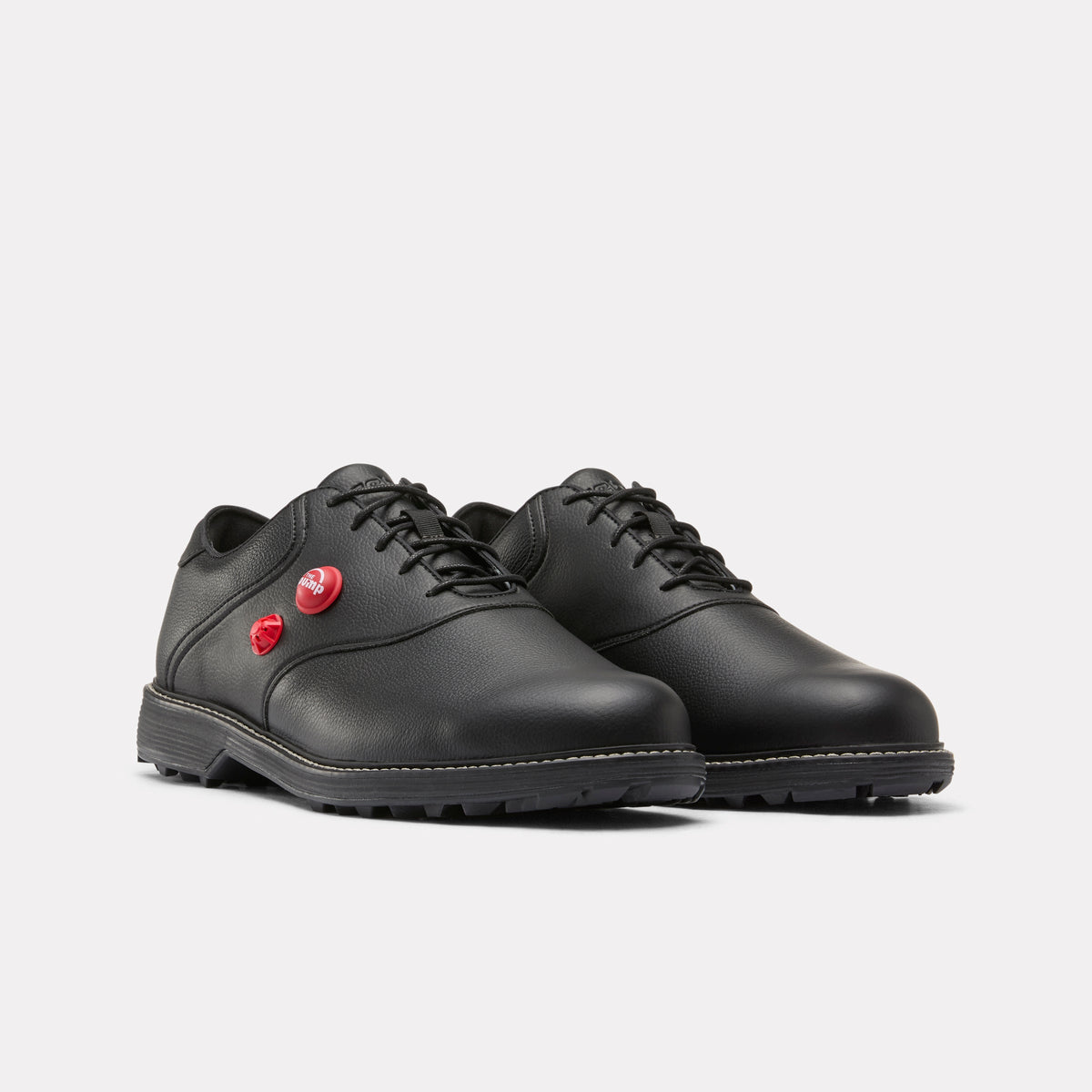 Reebok OG Pump Golf Shoes product view 2 — BLACK/VECTOR RED/BLACK