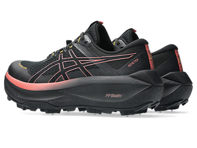 ASICS FUJISETSU MAX GTX Women's product view 3 — Black/Dark Pink Clay