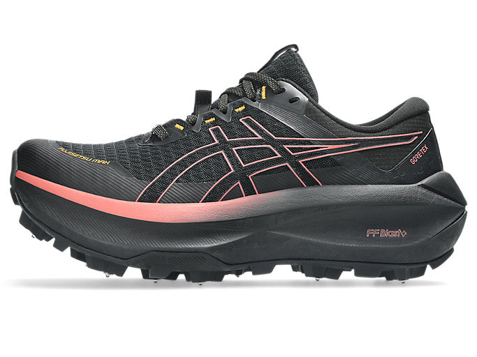 ASICS FUJISETSU MAX GTX Women's product view 1 — Black/Dark Pink Clay