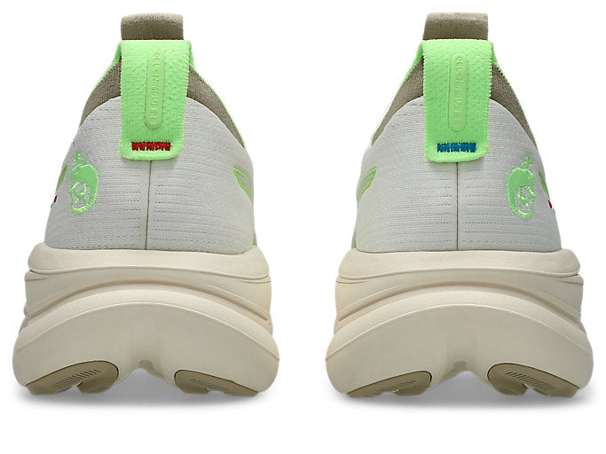 ASICS GEL-NIMBUS 28 x NADIA BATTOCLETTI Women's product view 5 — Cream/Illuminate Green