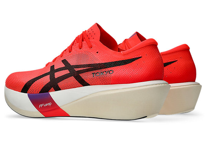 ASICS METASPEED EDGE TOKYO Unisex product view 3 — Flash Red/Black