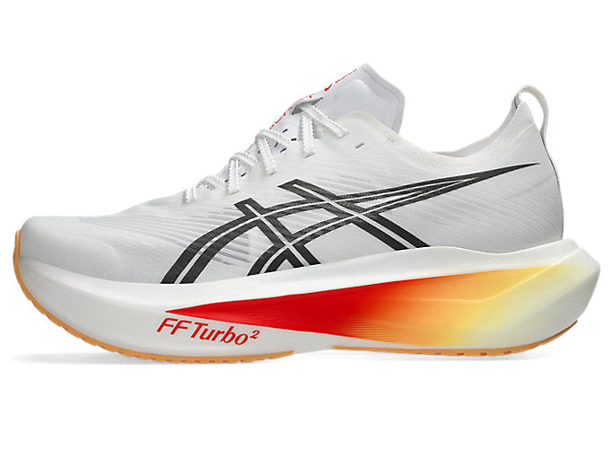 ASICS MEGABLAST Unisex product view 1 — White/Orange Glow
