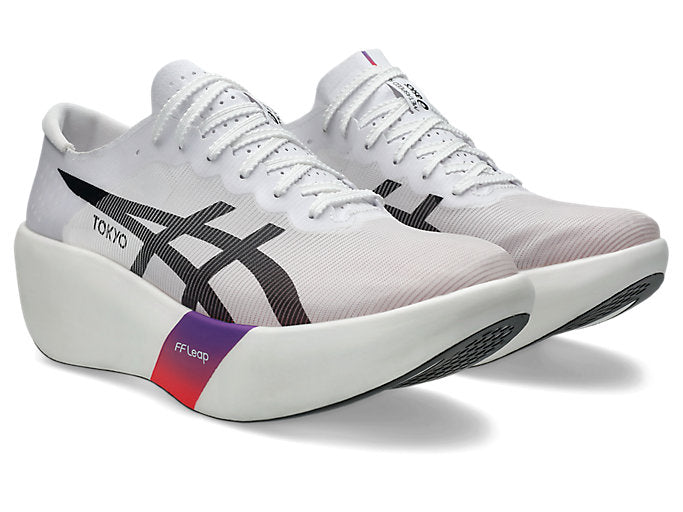ASICS METASPEED RAY Unisex product view 2 — White/Flash Red