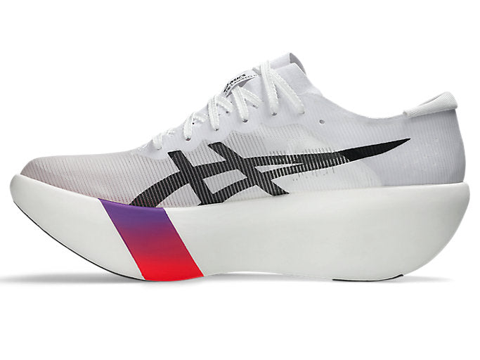 ASICS METASPEED RAY Unisex product view 4 — White/Flash Red