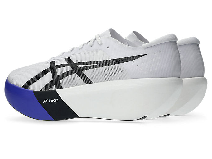 ASICS METASPEED RAY Unisex product view 3 — White/Cobalt Burst