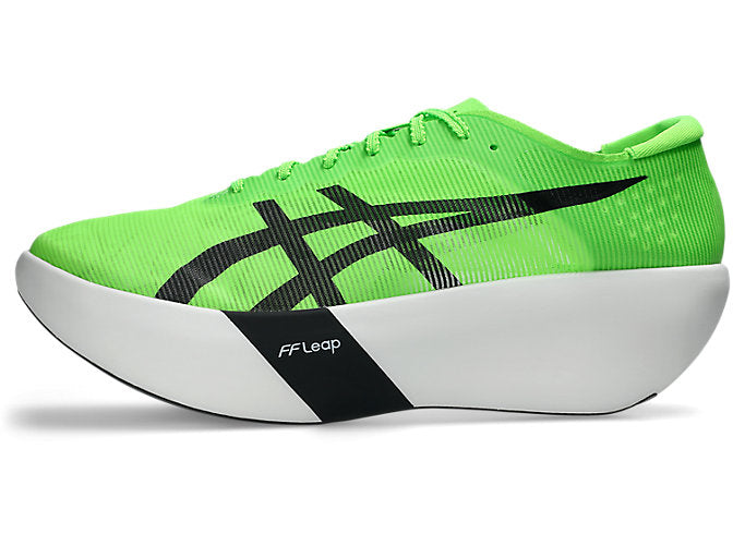 ASICS METASPEED RAY Unisex product view 1 — Green Gecko/Black