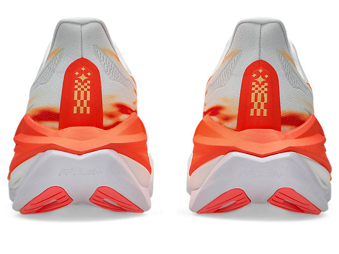ASICS SUPERBLAST 3 Unisex product view 5 — White/Orange Glow