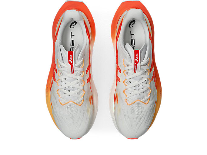 ASICS SUPERBLAST 3 Unisex product view 6 — White/Orange Glow