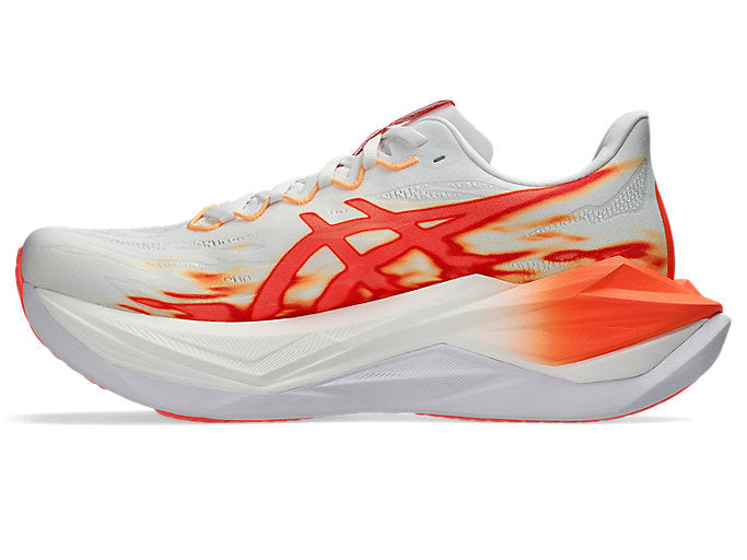 ASICS SUPERBLAST 3 Unisex product view 4 — White/Orange Glow