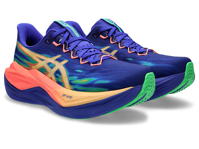 ASICS SUPERBLAST 3 Unisex product view 2 — Cobalt Burst/Light Orange