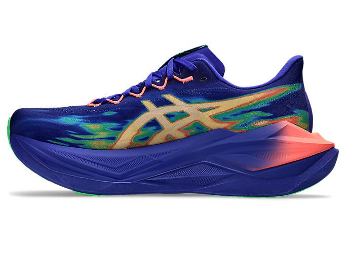 ASICS SUPERBLAST 3 Unisex product view 4 — Cobalt Burst/Light Orange