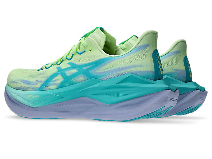 ASICS SUPERBLAST 3 Unisex product view 3 — Illuminate Yellow/Energy Aqua