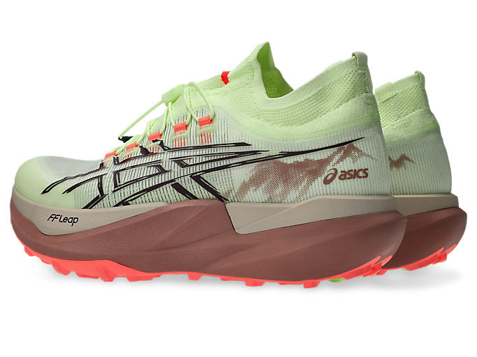 ASICS METAFUJI TRAIL 2 Unisex product view 3 — Illuminate Yellow/Dark Aubergine