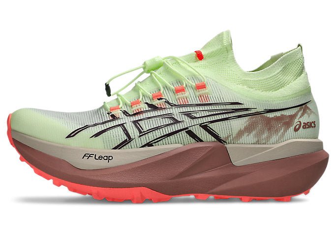 ASICS METAFUJI TRAIL 2 Unisex product view 1 — Illuminate Yellow/Dark Aubergine