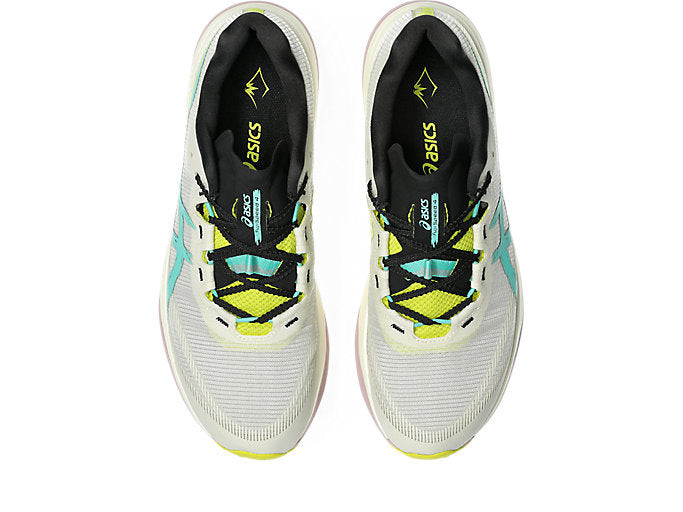 ASICS FUJISPEED 4 Unisex product view 6 — Light Dust/Aurora Green