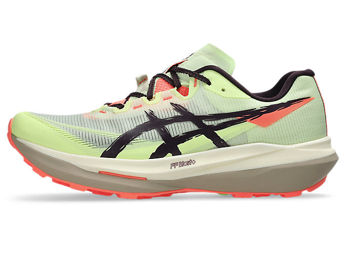 ASICS FUJISPEED 4 Unisex product view 1 — Illuminate Yellow/Dark Aubergine