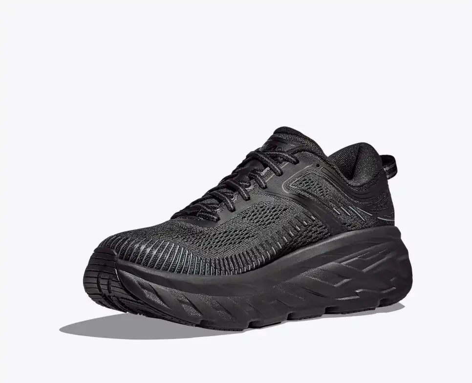 HOKA Bondi 7 Men's product view 3 — Black / Black
