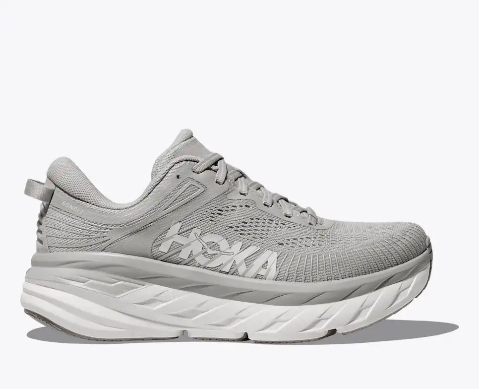 HOKA Bondi 7 Men's product view 1 — Harbor Mist / White