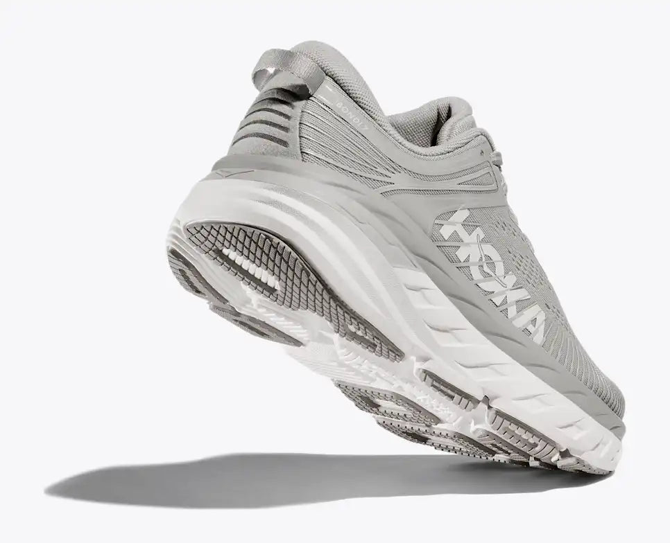 HOKA Bondi 7 Men's product view 4 — Harbor Mist / White