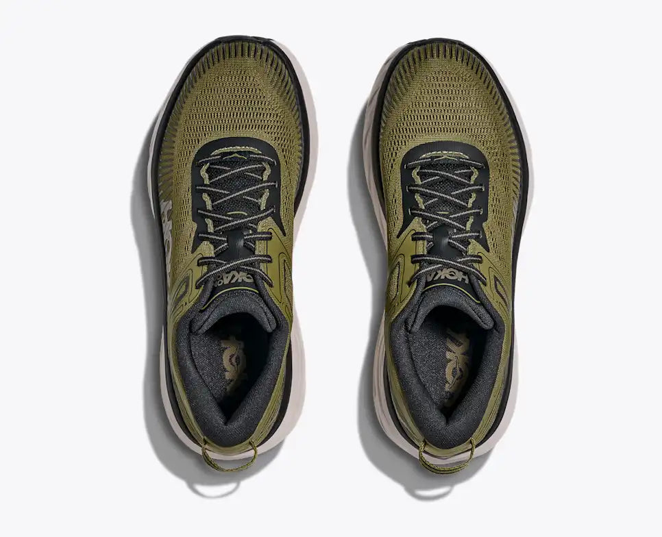 HOKA Bondi 7 Men's product view 2 — Wild Rye / Black