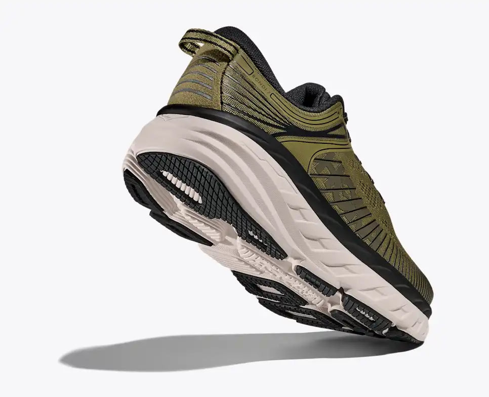 HOKA Bondi 7 Men's product view 4 — Wild Rye / Black