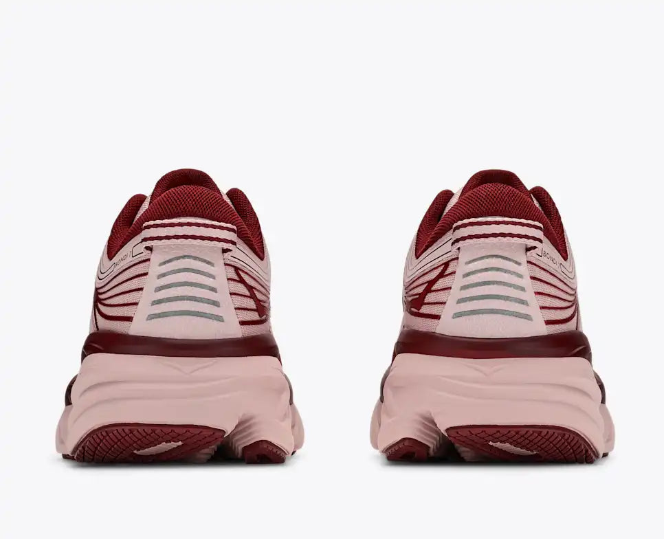 HOKA Bondi 7 Women's product view 5 — Pink Opal / Varsity Burgundy