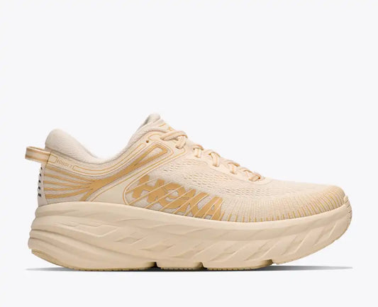 HOKA Bondi 7 Women's product view 1 — Vintage Yellow / Honeycomb