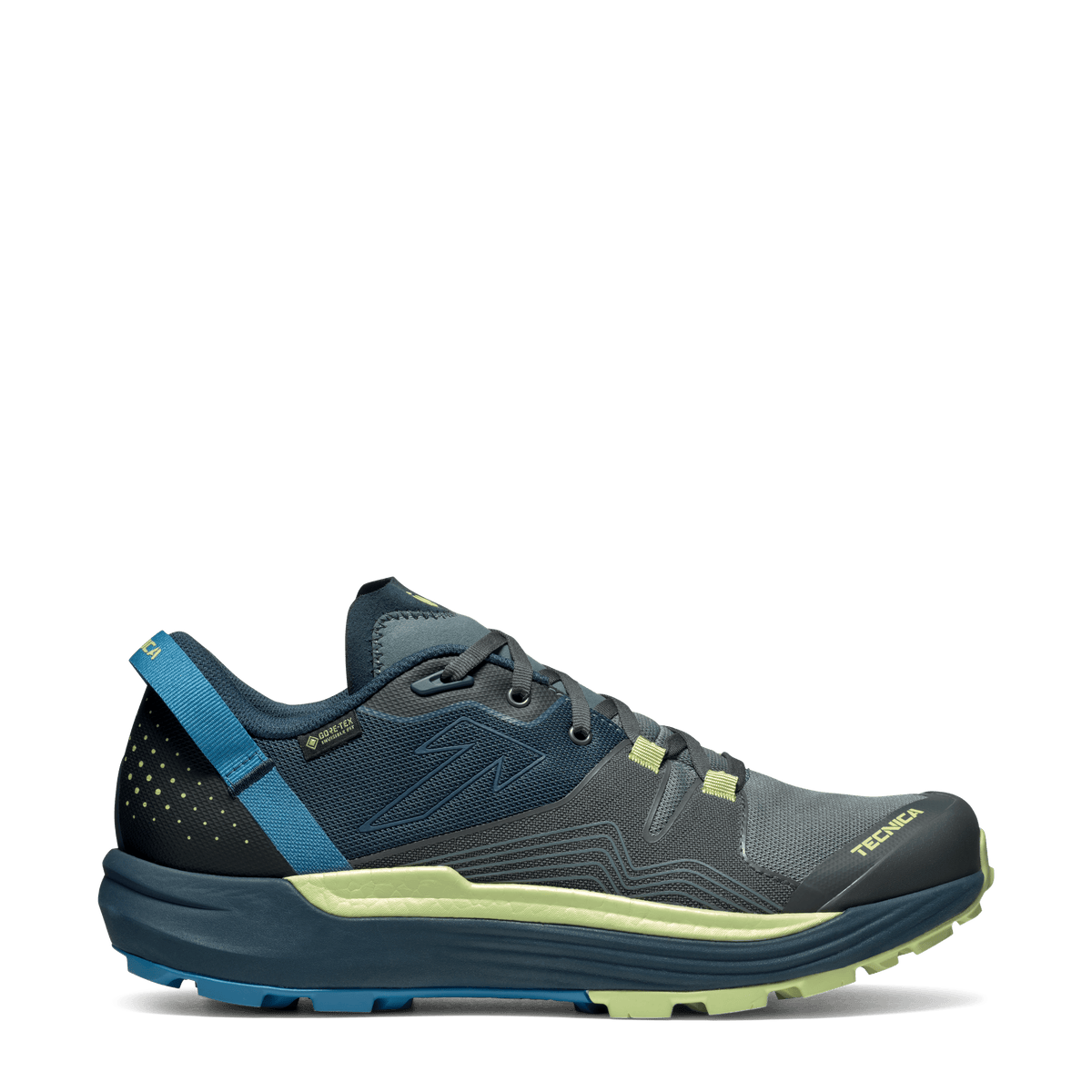 Tecnica Spark Speed S GTX product view 2 — Medium Blue - Light Green
