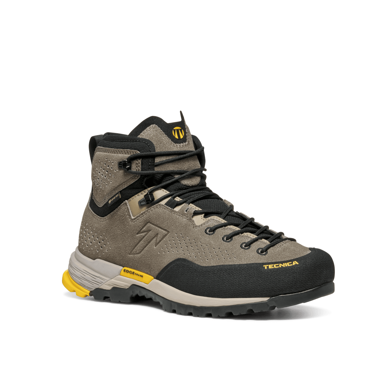 Tecnica Sulfur Mid GTX MS product view 1 — Turned Grey - Yellow